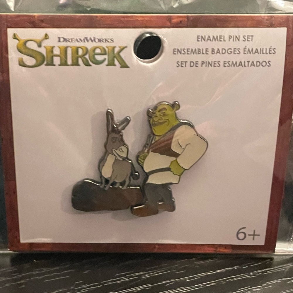 Loungefly 2 Enamel Shrek Pins